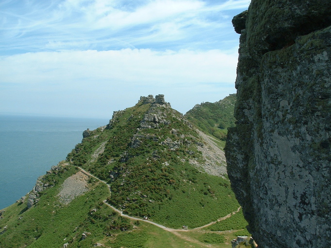 View from crag at Valley of the Rocks