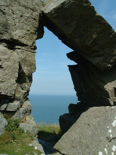 View out to sea