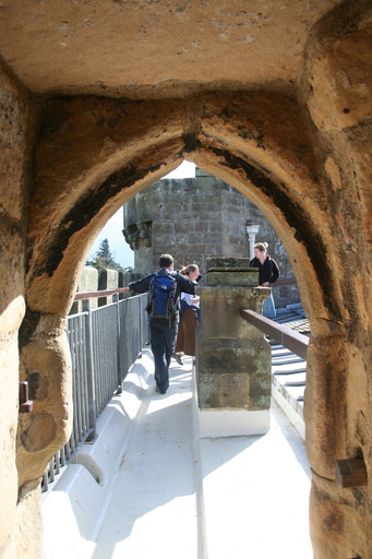 Roof at Belsay Castle