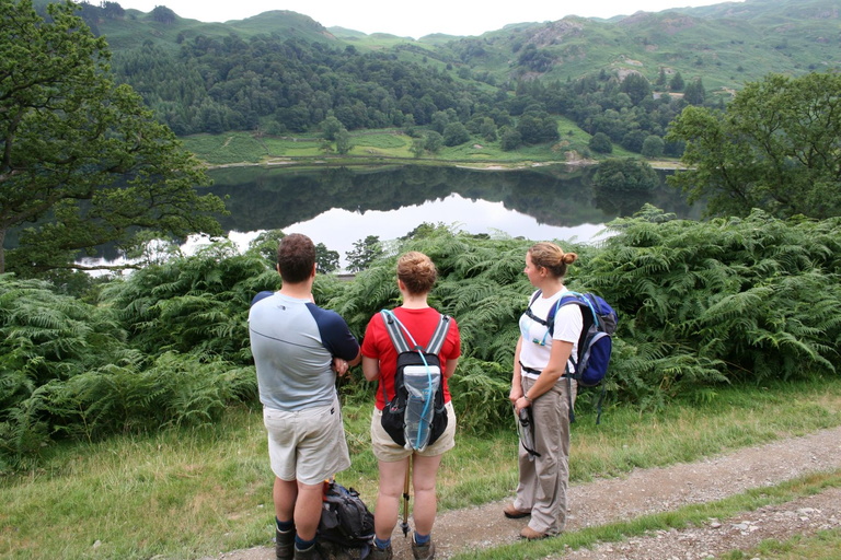 Chris, Rachel and Heidi looking out over Rydal Water