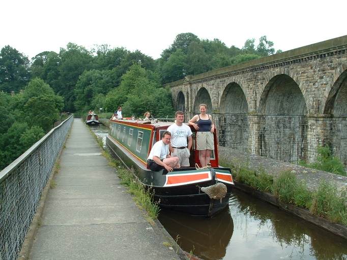 Crossing Chirk aquaduct