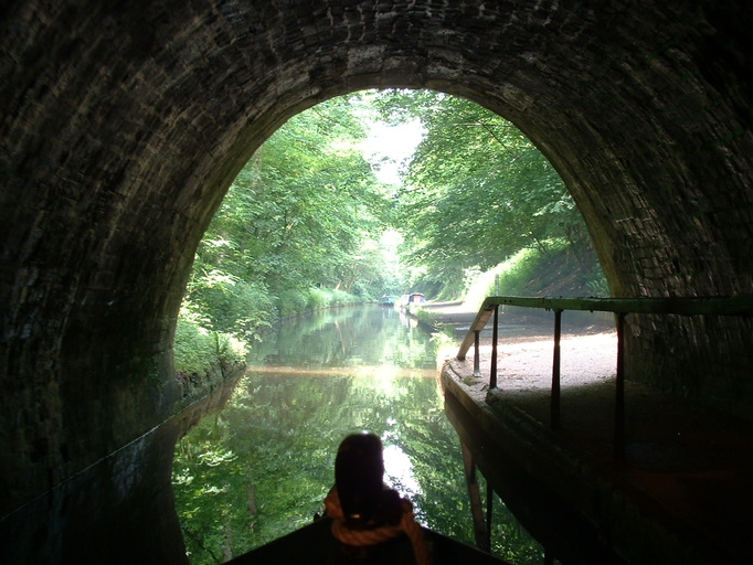 Exiting Chirk tunnel