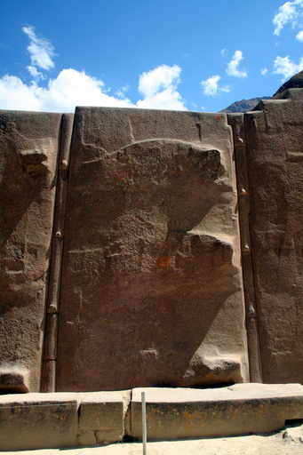 Carved stone, Temple of the Sun, Ollantaytambo