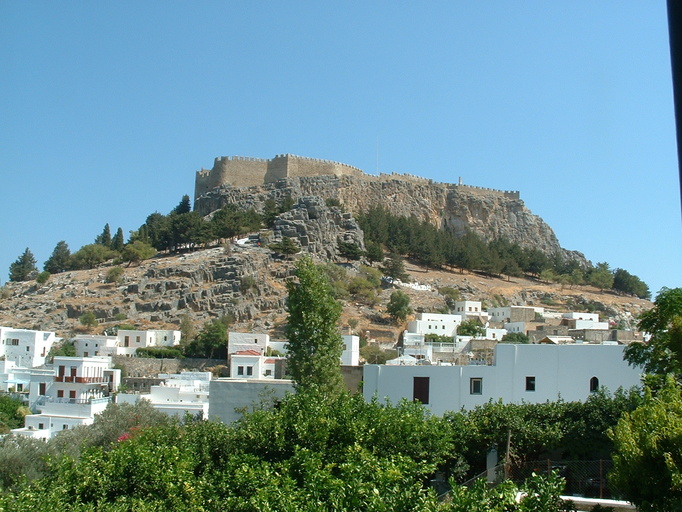 The castle and acropolis of Lindos