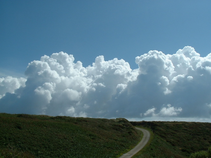 Clouds over south west Alderney
