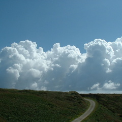 Clouds over south west Alderney