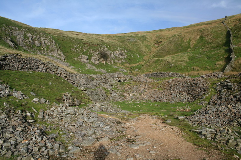 Old quarry works at top of Buckden Beck