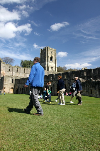 Mark at Fountains Abbey