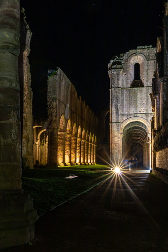 Fountains Abbey - Floodlit, 23rd October 2020