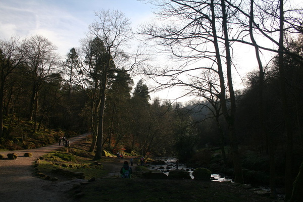 View down the valley from Gibson's Mill at Hardcastle Crags