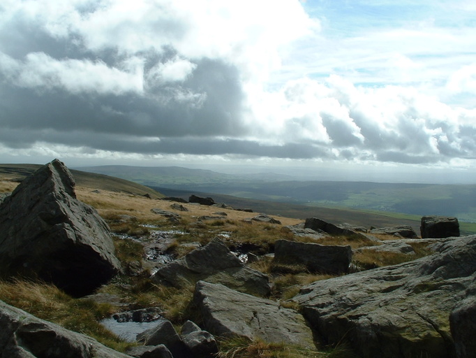 View from Great Whernside summit