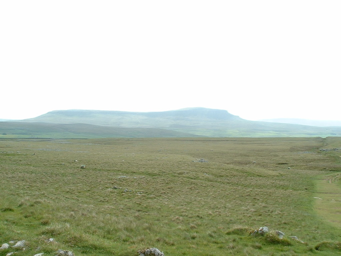 Pen-y-ghent seen from top of Sulber Nick