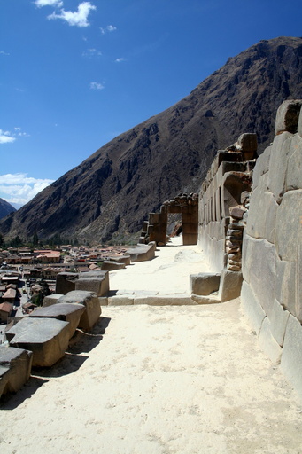 Inca ruins at Ollantaytambo
