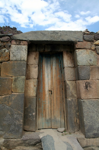Doorway in the town, Ollantaytambo