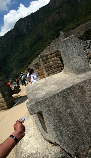 Sun dial rock, Machu Picchu