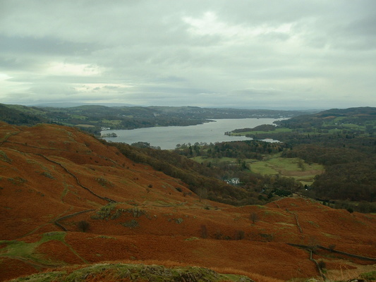 View of Windermere from Loughrigg Fell