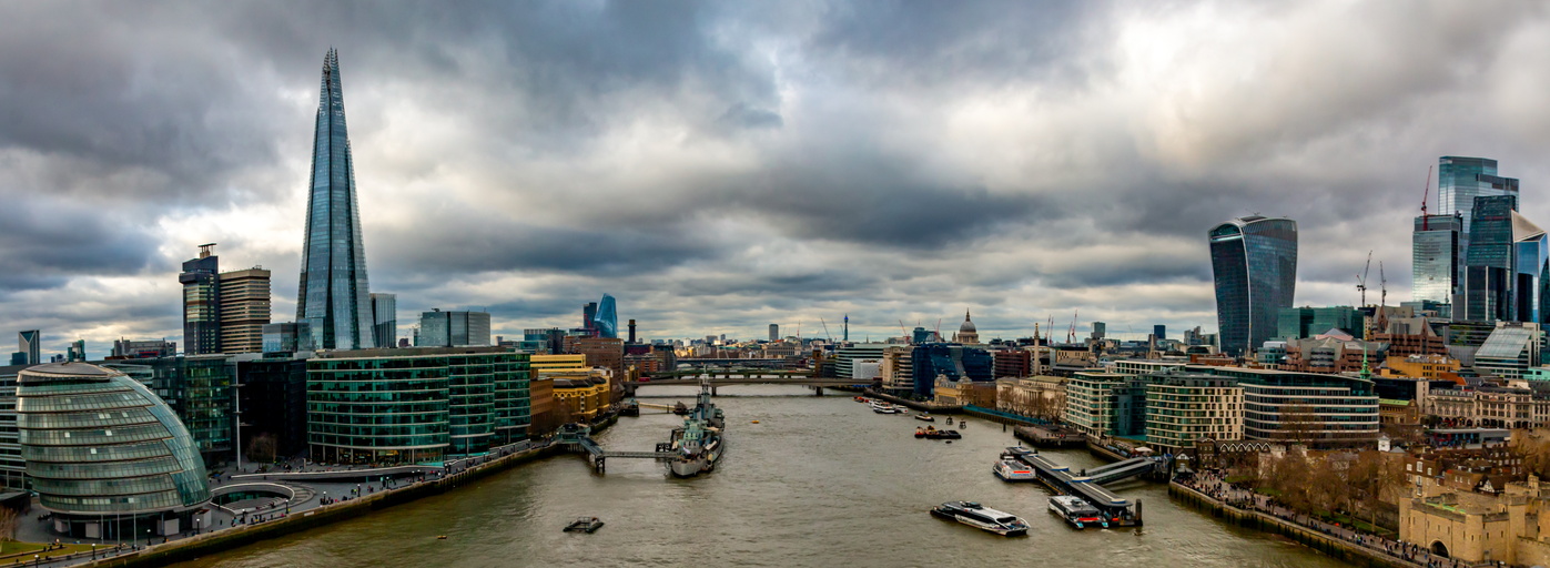 Tower Bridge and City, 17th February 2023