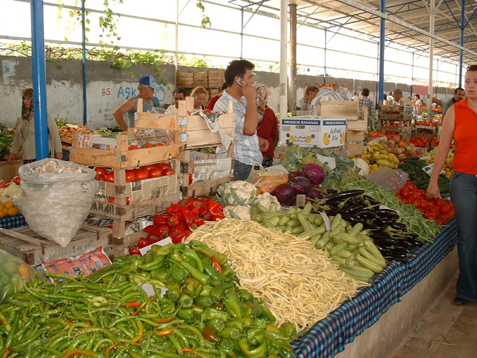 Busier market in Fethyia