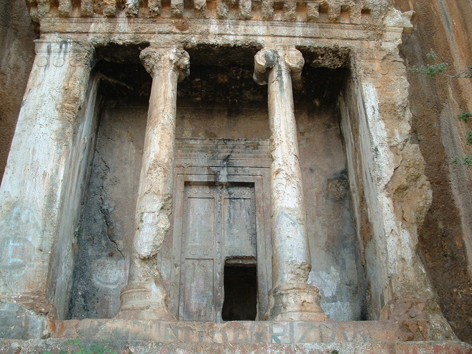 Anciet Lycian rock tomb